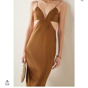 Significant Other Cut out satin dress
